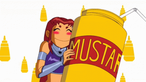 Teen Titans Starfire GIF - Teen Titans Starfire Mustard GIFs