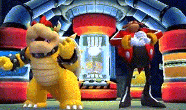 Mario And Sonic At The London2012olympic Games Bowser GIF - Mario And Sonic At The London2012olympic Games Bowser Dr Eggman GIFs