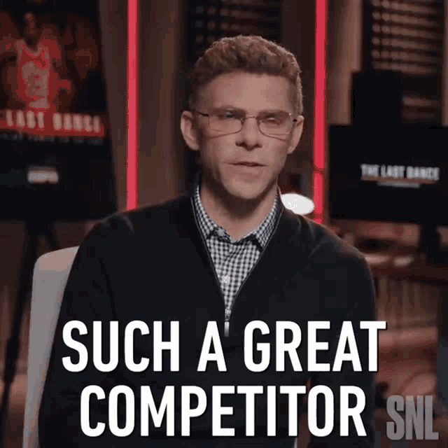 Such A Great Competitor Mikey Day GIF - Such A Great Competitor Mikey Day Saturday Night Live GIFs