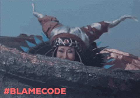 a woman is laying on her back with the hashtag #blamecode