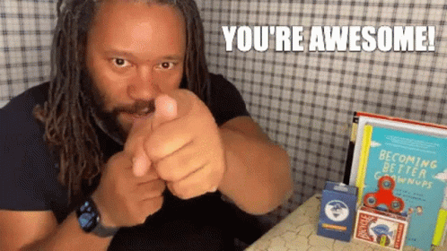 Youre Awesome Awesome Point GIF - Youre Awesome Awesome Point Pointing GIFs
