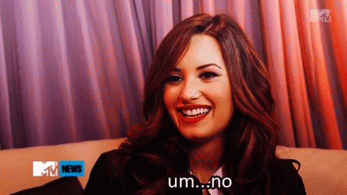 Demi Lovato Um No GIF - Demi Lovato Um No GIFs