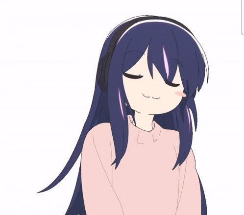 a drawing of a girl wearing headphones and a pink shirt