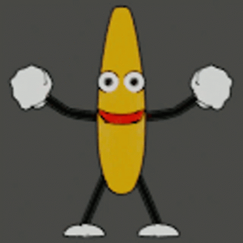 Banana Happy GIF - Banana Happy Dance GIFs