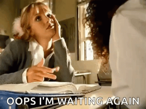Waiting Brittany Spears GIF - Waiting Brittany Spears School GIFs