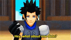 Kingdom Hearts Date GIF - Kingdom Hearts Date Smile GIFs