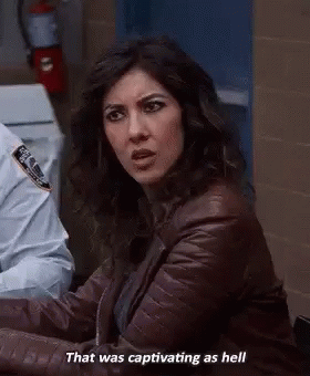 That Was Captivating As Hell Brooklyn99 GIF - That Was Captivating As Hell Brooklyn99 Rosa GIFs
