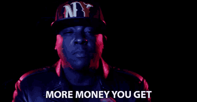 a man wearing a hat that says ny on it