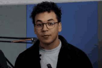 a man with glasses says " there 's just too many podcasts ! "