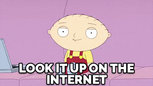 #googleit - "Look It Up On The Internet." GIF - Family Guy Stewie Look It Up GIFs