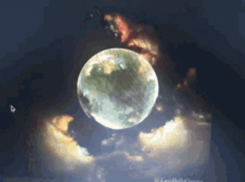 Moon And Clouds GIF - Moon And Clouds GIFs