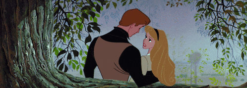 a cartoon of a man and a woman hugging each other