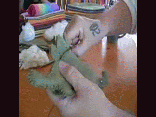 Hand Make A Felt Toy GIF - Diy Toys Kids GIFs