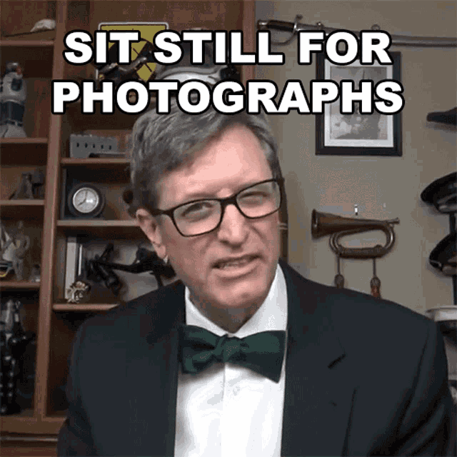 Sit Still For Photographs Lance Geiger GIF - Sit Still For Photographs Lance Geiger The History Guy GIFs