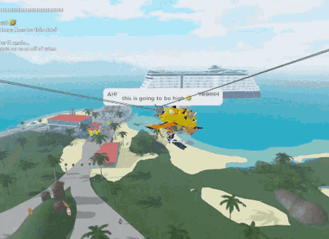 a screenshot of a video game that says this is going to be high on it