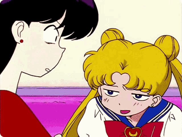 Sailor Moon Mars Shy GIF - Sailor Moon Mars Shy GIFs