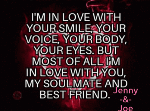 Jenny And Joe Im In Love GIF - Jenny And Joe Im In Love Smile GIFs