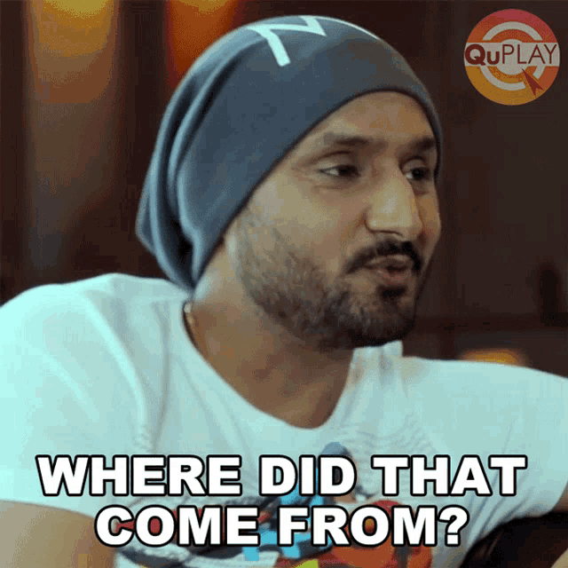 Where Did That Come From Bhajji GIF - Where Did That Come From Bhajji Harbhajan Singh GIFs