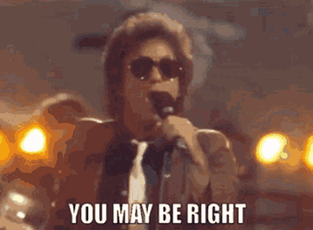You May Be Right Billy Joel GIF - You May Be Right Billy Joel I May Be Crazy GIFs