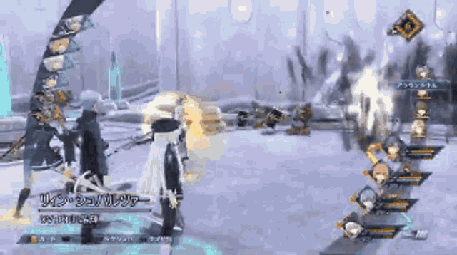 a video game is being played in a foreign language .
