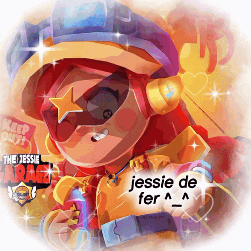 a cartoon character with the name jessie de fer