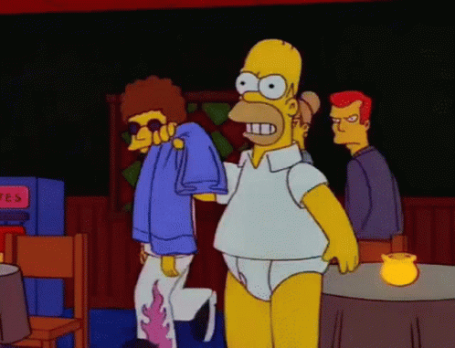 Homer Simpson GIF - Homer Simpson Pants GIFs