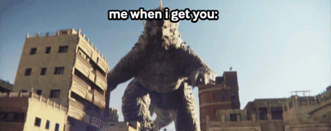 Godzilla X Kong The New Empire Me When I Get You GIF - Godzilla X Kong The New Empire Me When I Get You Shimo GIFs