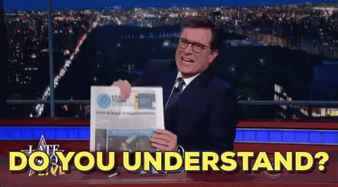 Read The Receipts! GIF - Do You Understand Late Show With Stephen Colbert Stephen Colbert GIFs