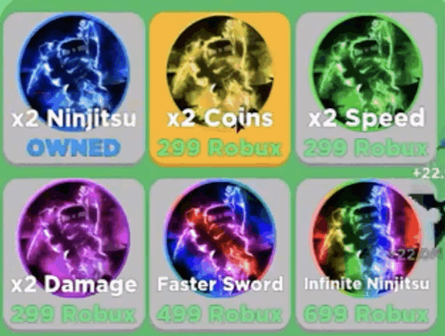 a screenshot of a video game that says x2 ninjutsu