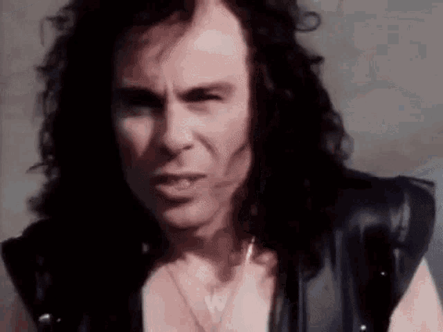Ronnie James Dio Dio GIF - Ronnie James Dio Dio Rainbow In The Dark GIFs
