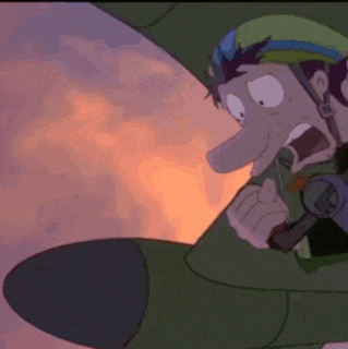 a cartoon of a man in a military uniform is holding a gun