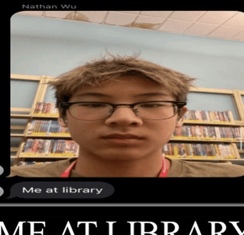 Me At Library Pwsh GIF