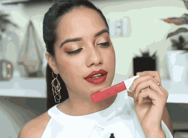 New Lipstick Lipstick GIF - New Lipstick Lipstick Debasree Banerjee GIFs
