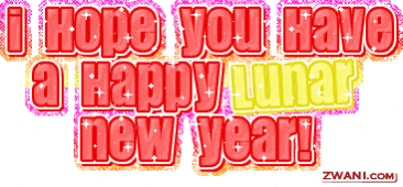 i hope you have a happy lunar new year written in red and yellow