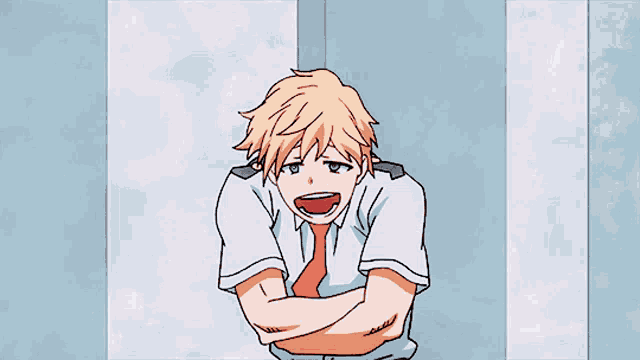 two anime characters are standing next to each other and one is angry
