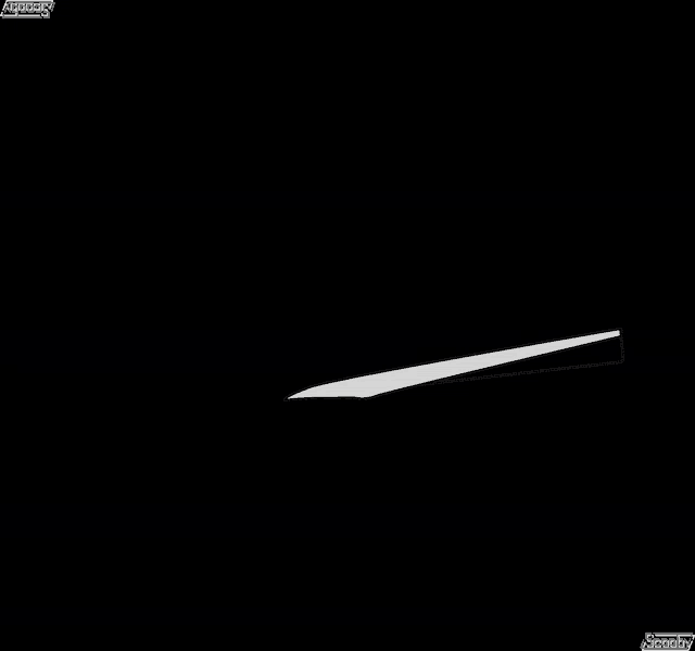 a white sticker with japanese writing on it on a black background