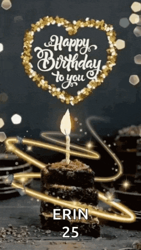 a birthday cake with a candle on it and the words `` happy birthday to you '' written on it .