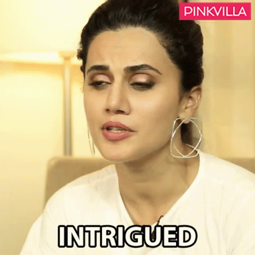 Intrigued Taapsee Pannu GIF - Intrigued Taapsee Pannu Pinkvilla GIFs