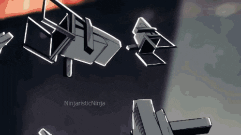 a ninjaistic ninja logo is displayed in a cartoon