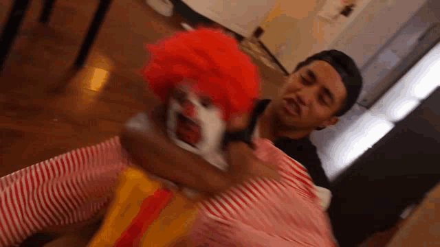 Clown Macdo GIF - Clown Macdo Rage GIFs