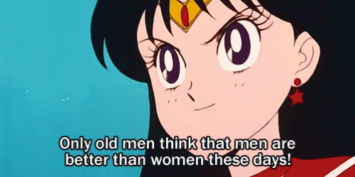 Only Old Men Think That Men Are Better GIF