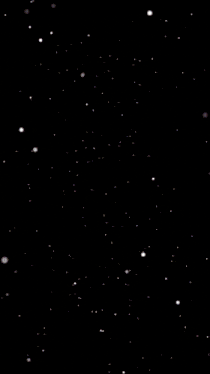 a blurry picture of a man standing in front of a yellow star in space
