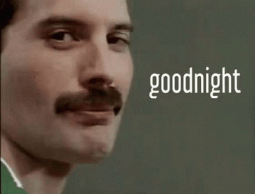 Wink Freddie Mercury GIF - Wink Freddie Mercury Goodnight GIFs