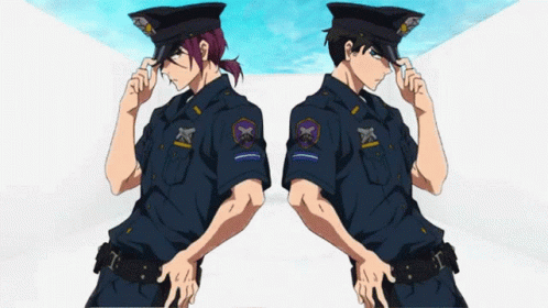 Police Anime GIF - Police Anime Dancing GIFs