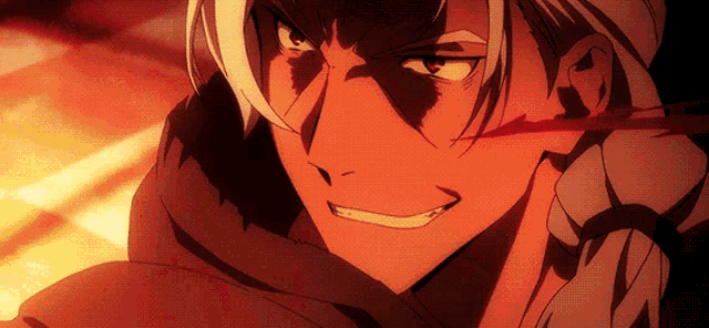 a close up of a person 's face with blood coming out of their mouth