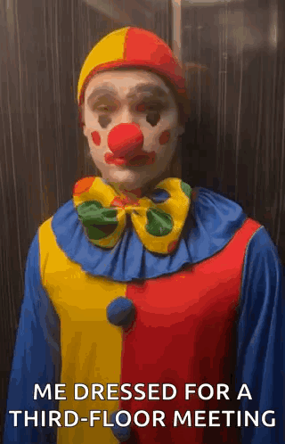 Clown Elevator GIF - Clown Elevator Embarrassed GIFs