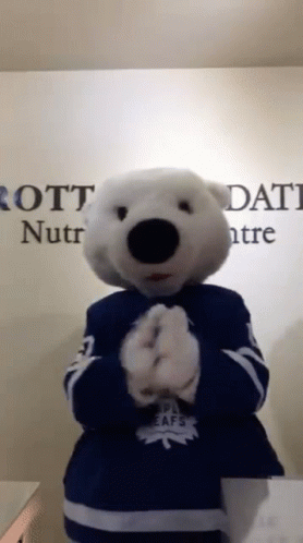 Toronto Maple Leafs Carlton The Bear GIF - Toronto Maple Leafs Carlton The Bear Perfect GIFs