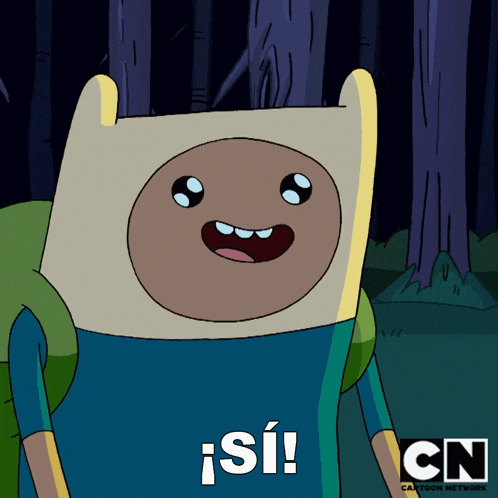 a cartoon character with a cn logo on the bottom