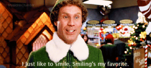 Smiling'S My Favorite GIF - Elf Will Ferrell Buddy GIFs