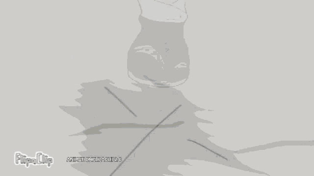 a drawing of a person with a chain around their neck and the words flipa clip on the bottom